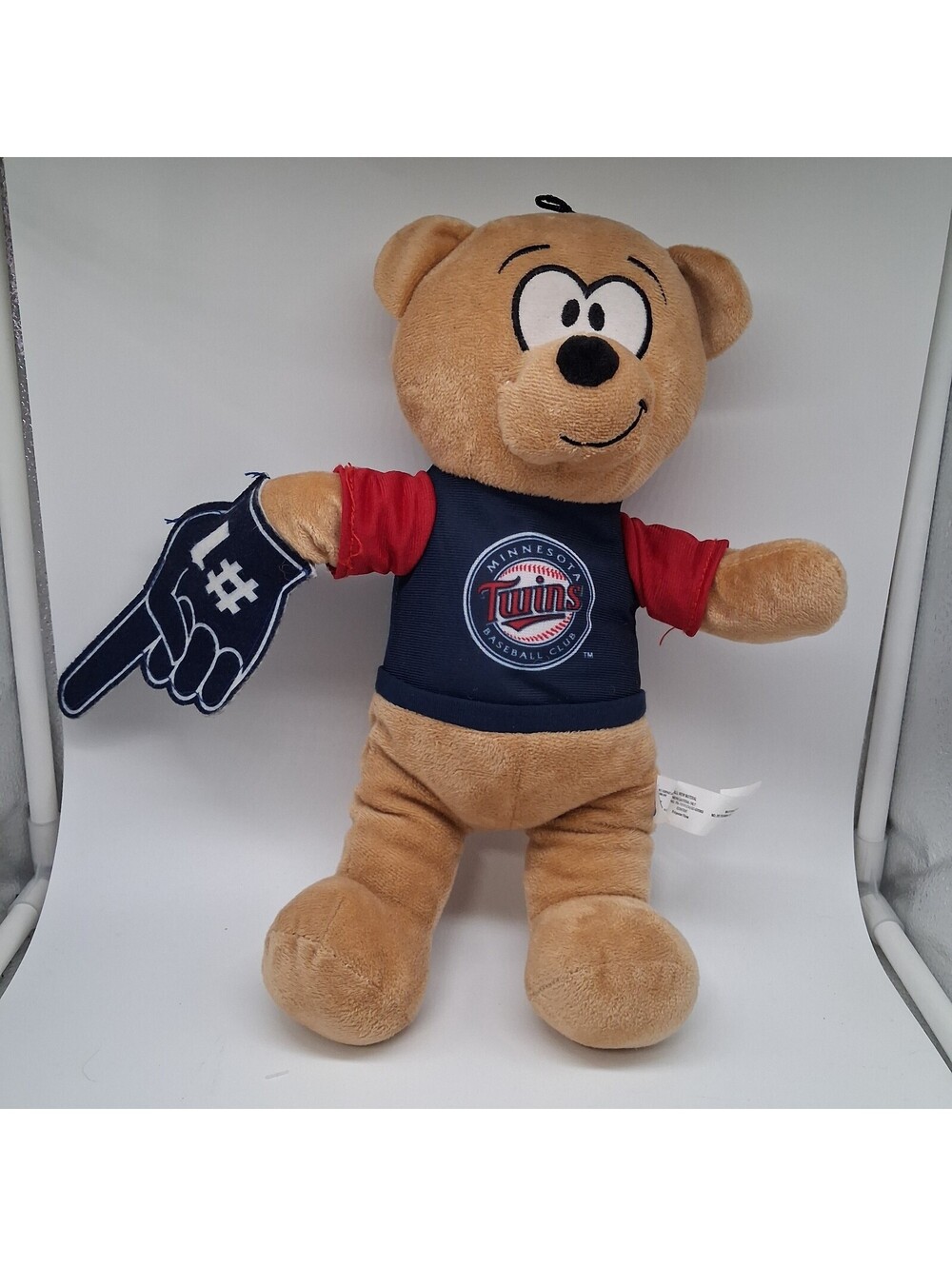 Minnesota Twins Bear Plush w/ Foam Finger 12" Good Stuff MLB Stuffed Animal Toy